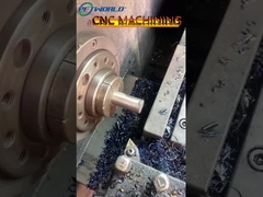 El video de procesamiento de piezas de cobre de torneado CNC