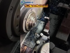 Video de procesamiento de piezas de cobre de torneado CNC de alta precisión