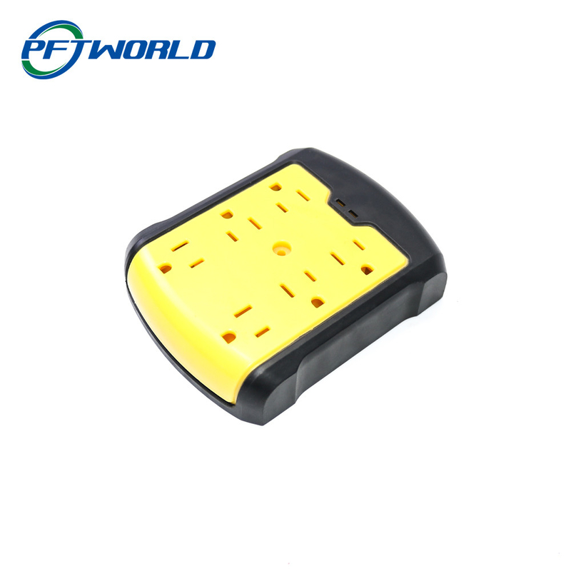 Injection Molding Parts, Precision Socket Panel, Yellow Parts