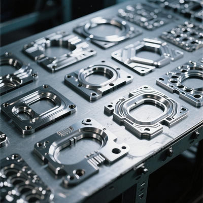 Partes de estampado con tecnología de procesamiento CNC y superficie de pintura